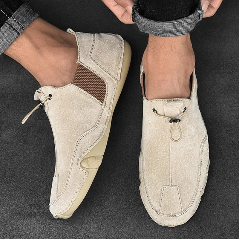 Mocassins De Conduite Slip-On Pour Hommes