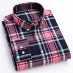 Chemise Homme À Carreaux Manche Longue