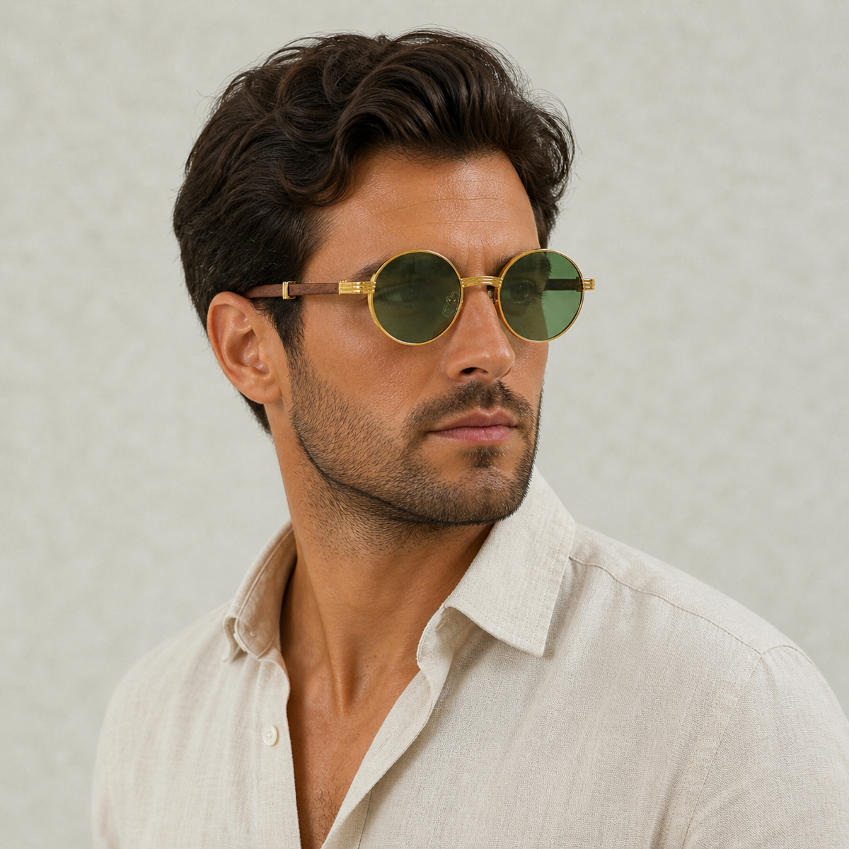 Lunettes rondes hommes - image 1