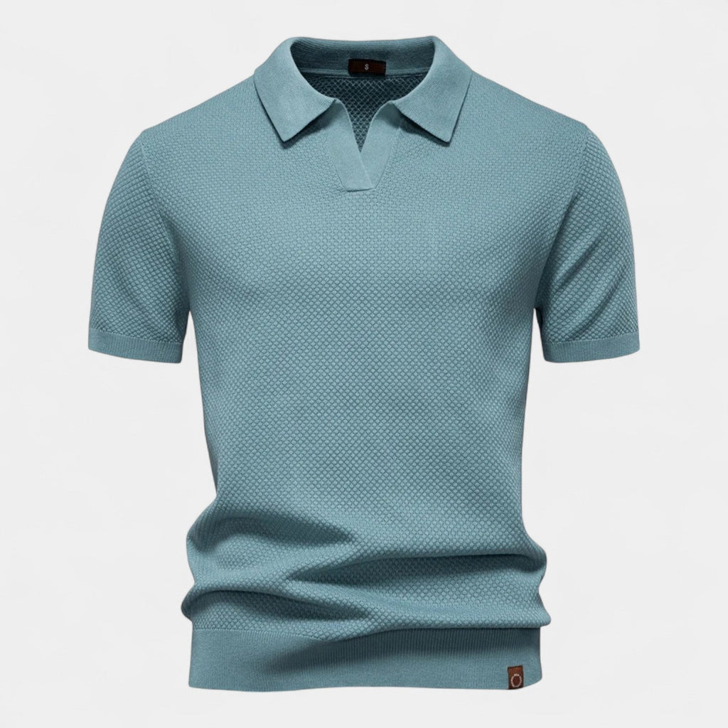 POLO HOMME COL OUVERT SANS BOUTONS