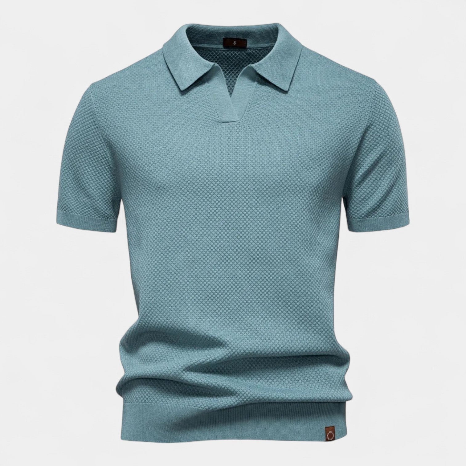 POLO HOMME COL OUVERT SANS BOUTONS