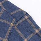 CHEMISE HOMME À CARREAUX ET COL BOUTONNÉ
