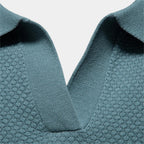 POLO HOMME COL OUVERT SANS BOUTONS