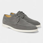 Mocassins à lacets en daim pour homme - Gris