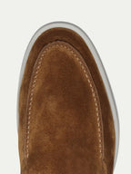 Mocassins daim caramel pour homme - image 4