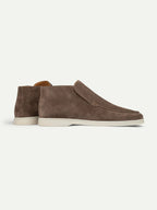 Mocassins daim gris cendré pour homme - image 2