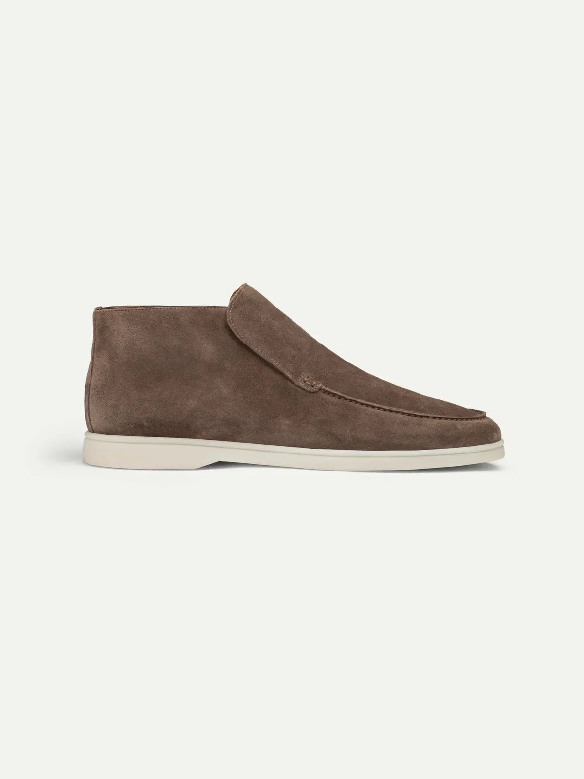 Mocassins daim gris cendré pour homme - image 5