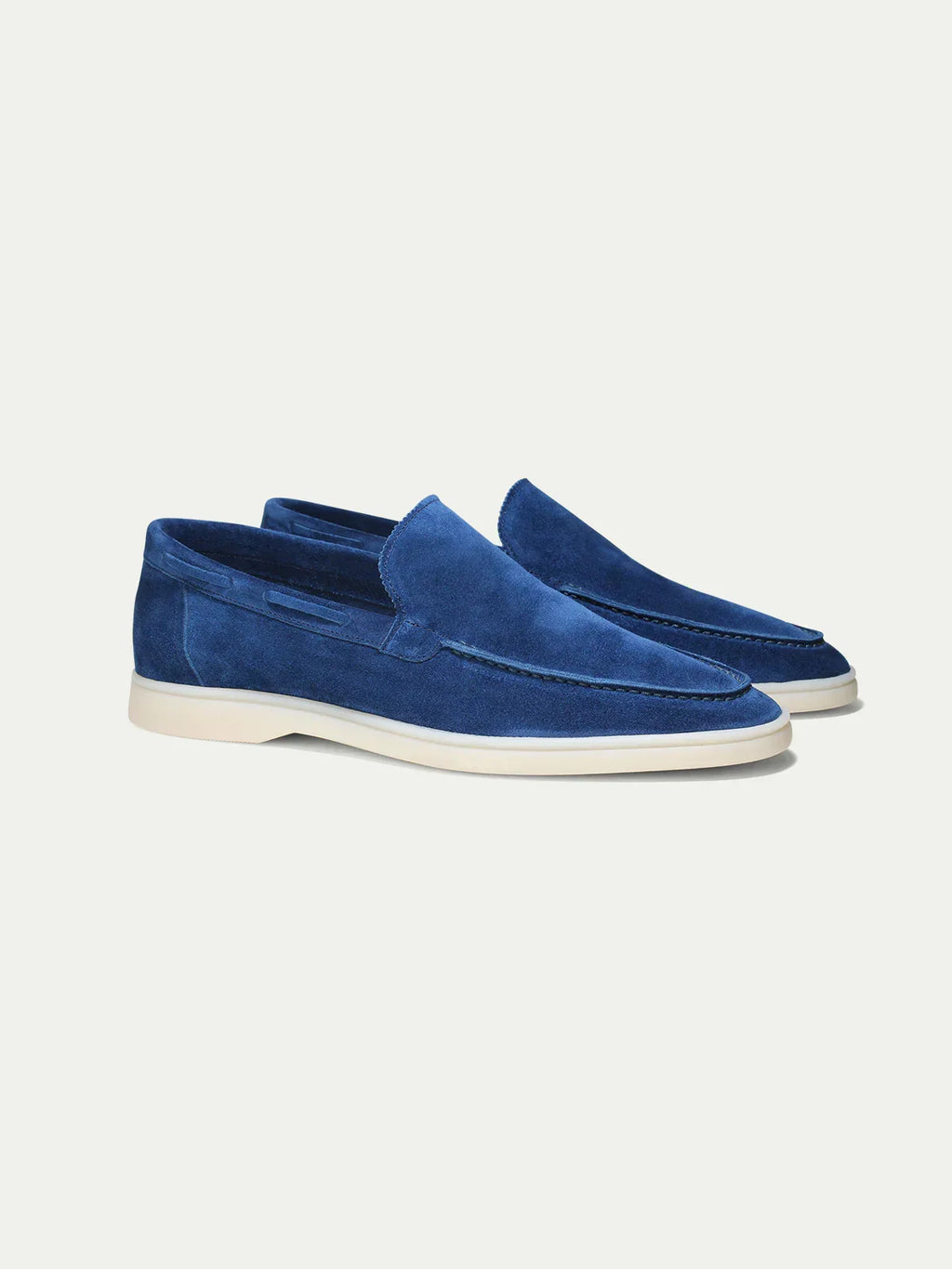 Mocassins daim ultramarin pour homme - Bleu