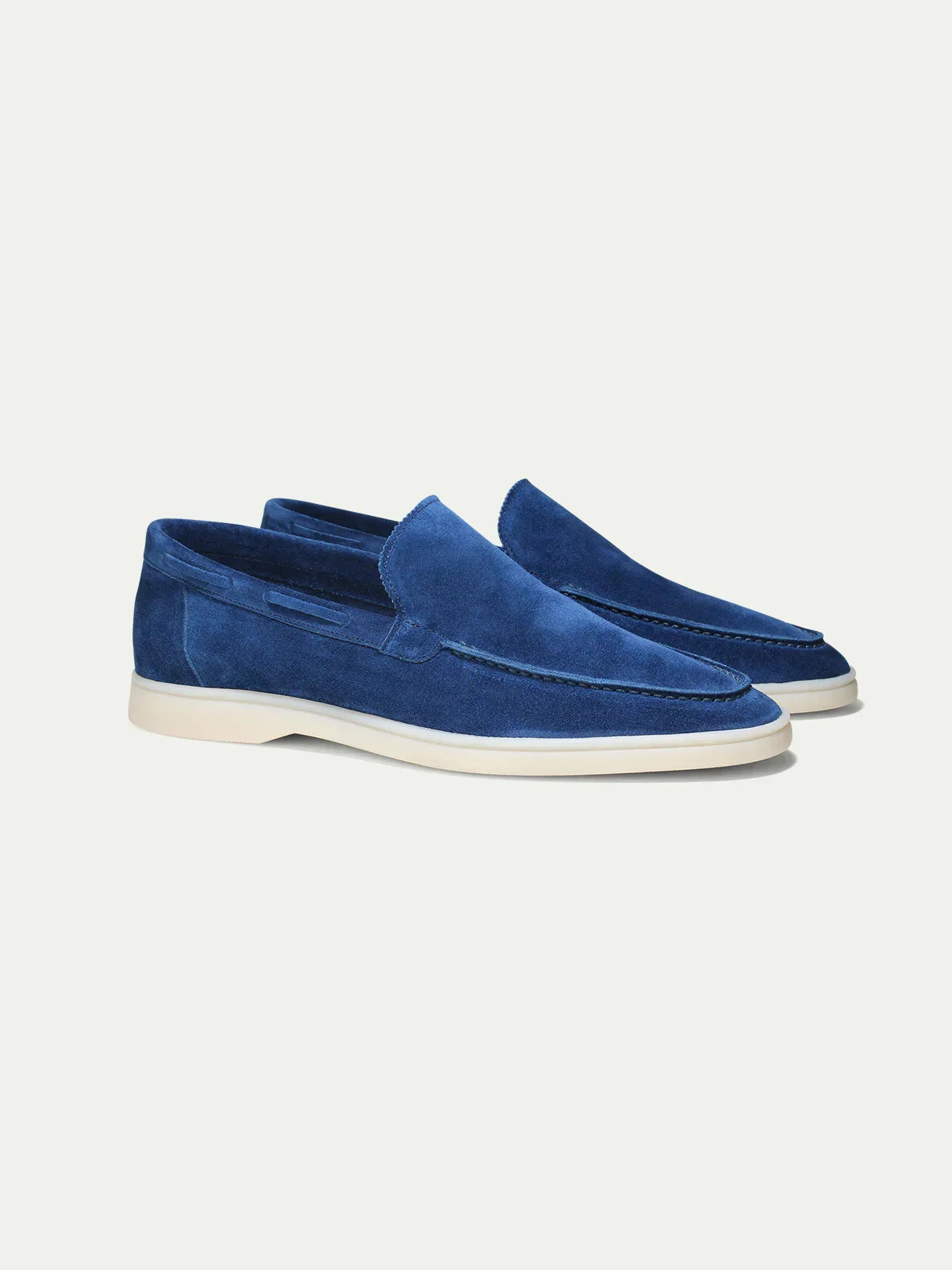 Mocassins daim ultramarin pour homme - Bleu