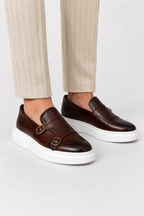 Mocassins hommes - Marron