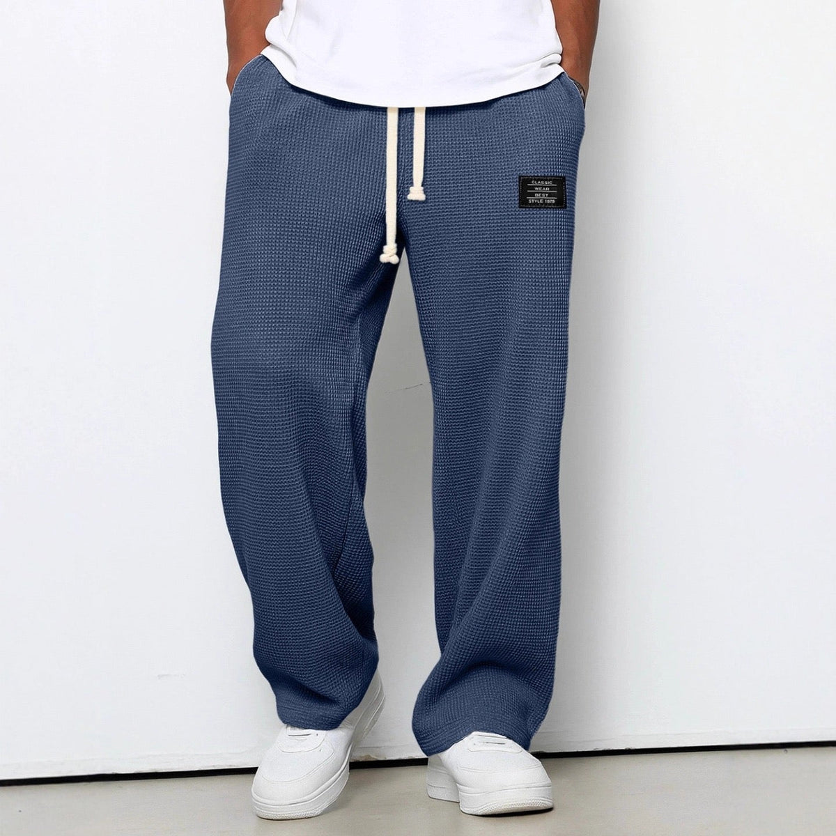 Pantalon décontracté pour homme - Bleu
