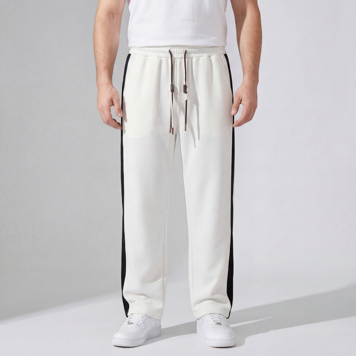 Pantalon homme coton jambe droite - Abricot