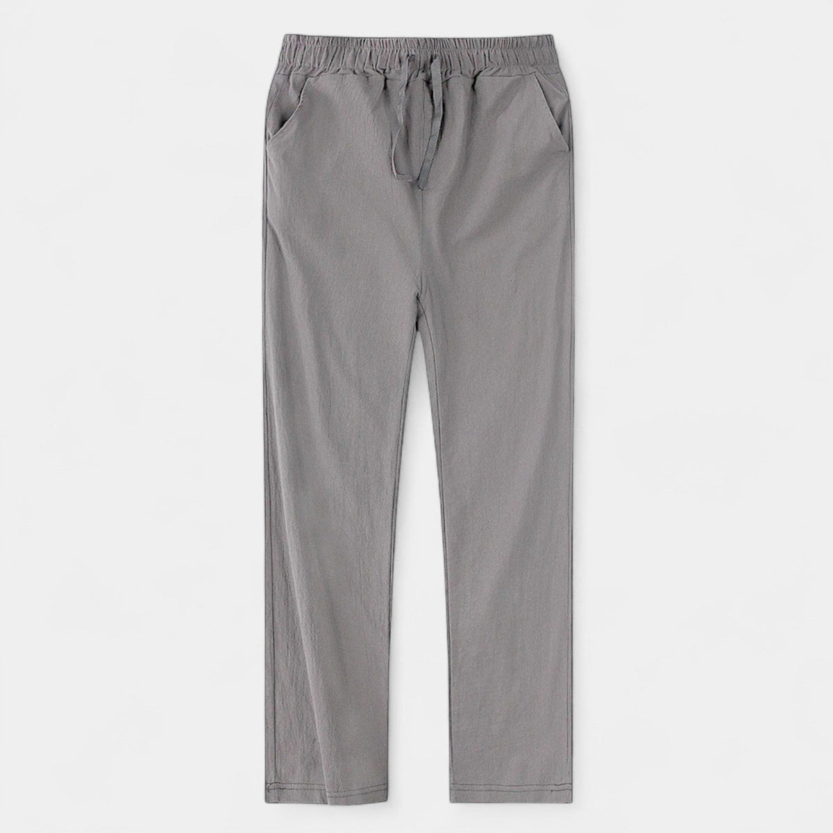Pantalon homme lin été - Gris