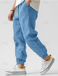 Pantalon lin hommes - Bleu