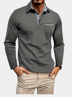 Polo à manches longues pour homme - image 1