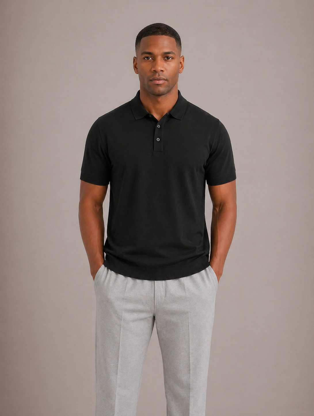 Polo classique hommes - image 1