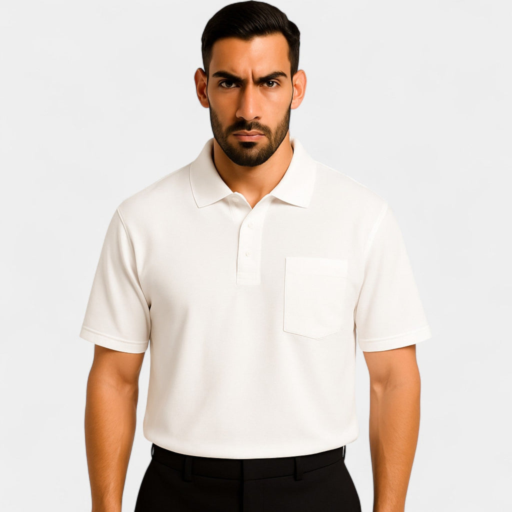 Polo homme classique coton - Blanc