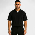 Polo homme classique coton - Noir