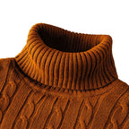 Pull à col roulé soan pour homme - Brun