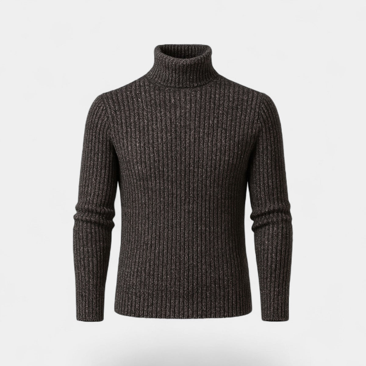 Pull homme col roulé maille fine - image 3