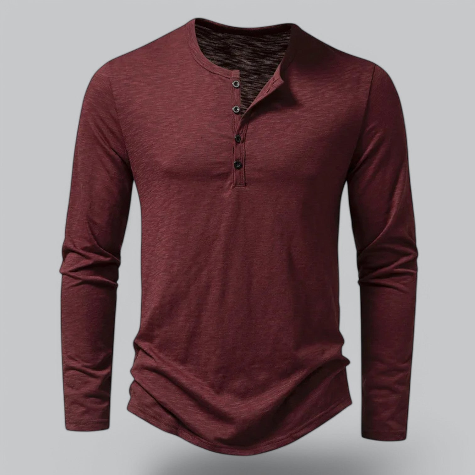 T-SHIRT HENLEY HOMMES