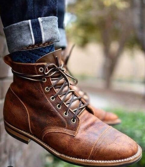 Bottines Homme À Lacets