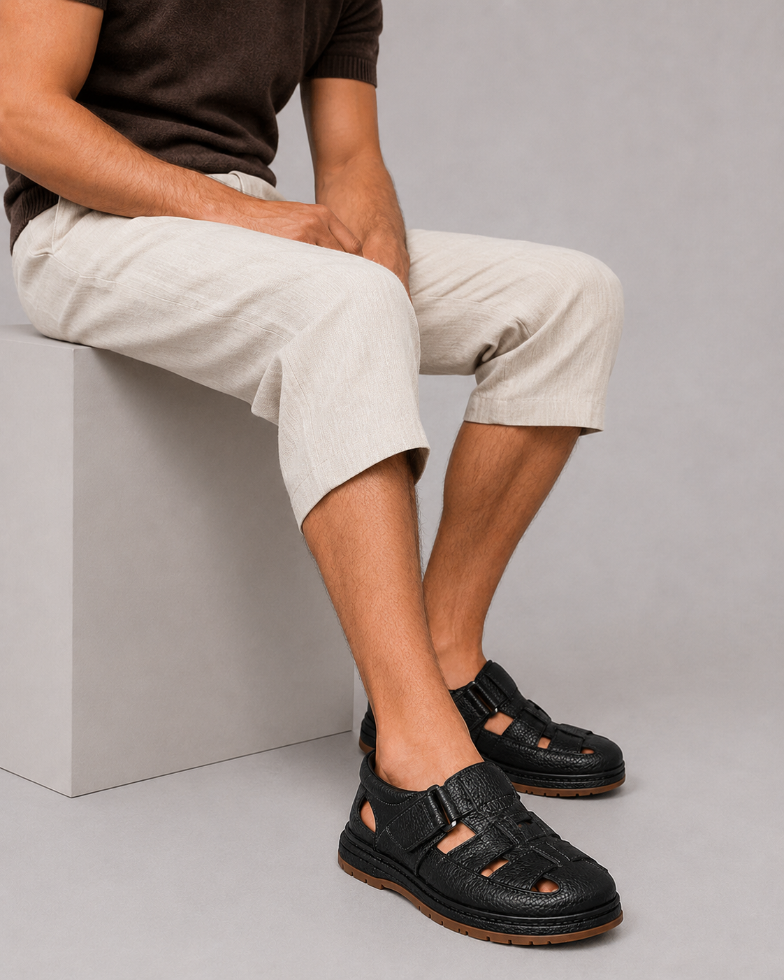 Sandales ouvertes pour hommes - image 3