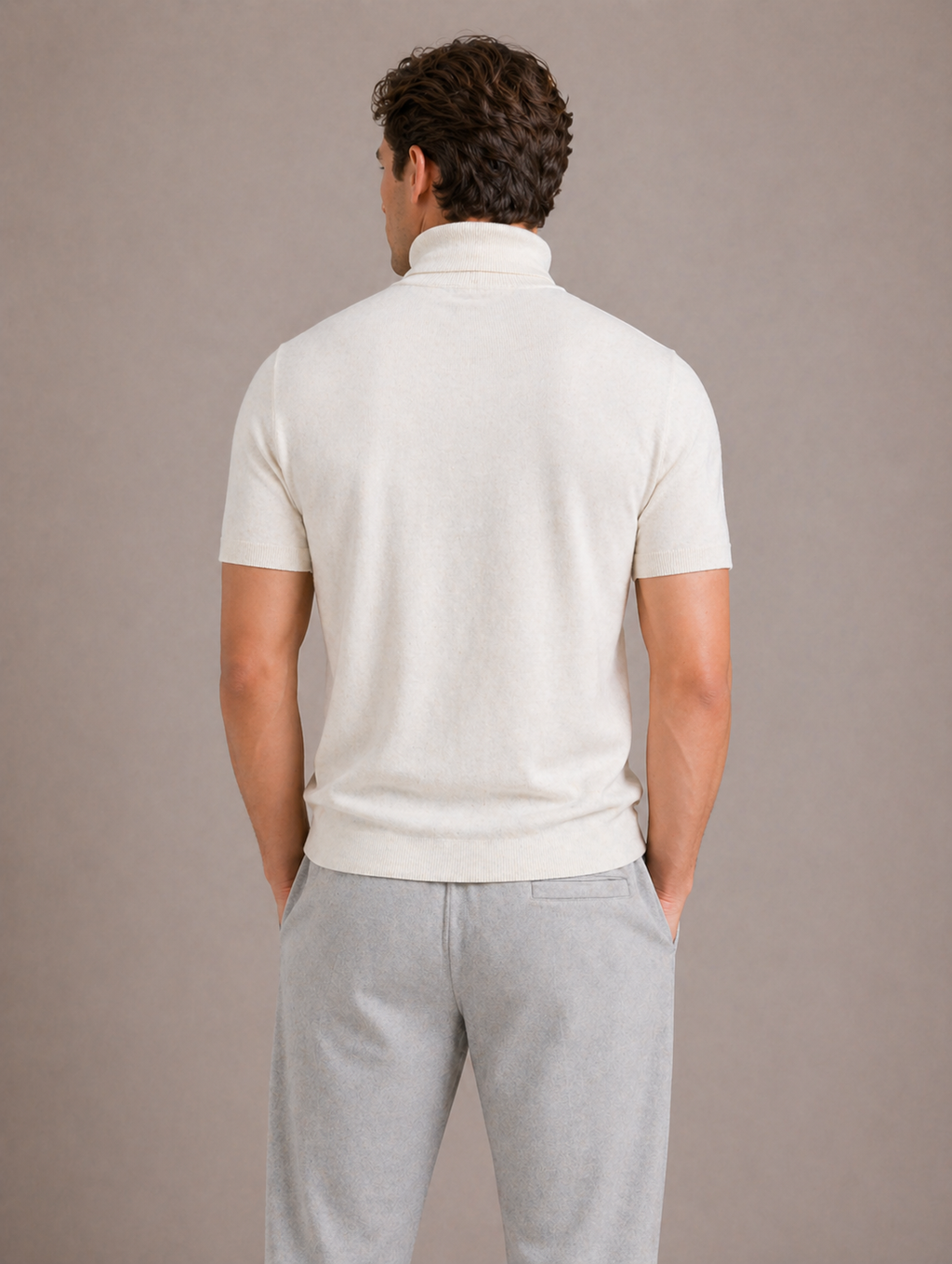 T-shirt col montant hommes - image 2