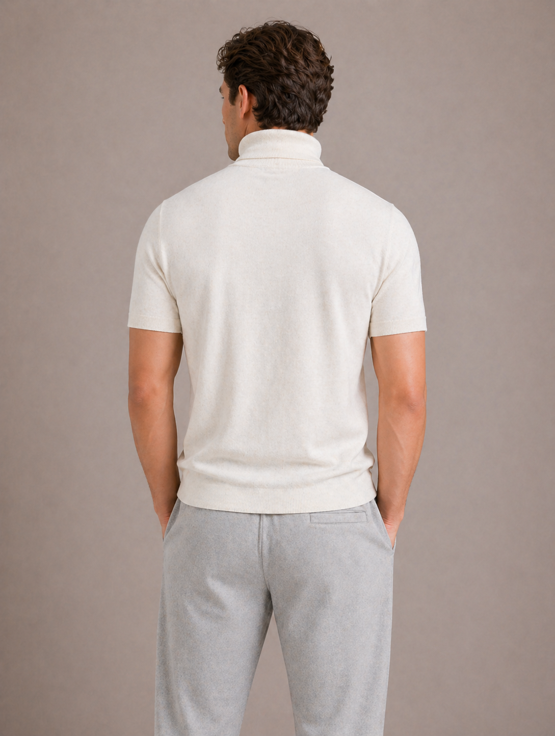 T-shirt col montant hommes - image 2