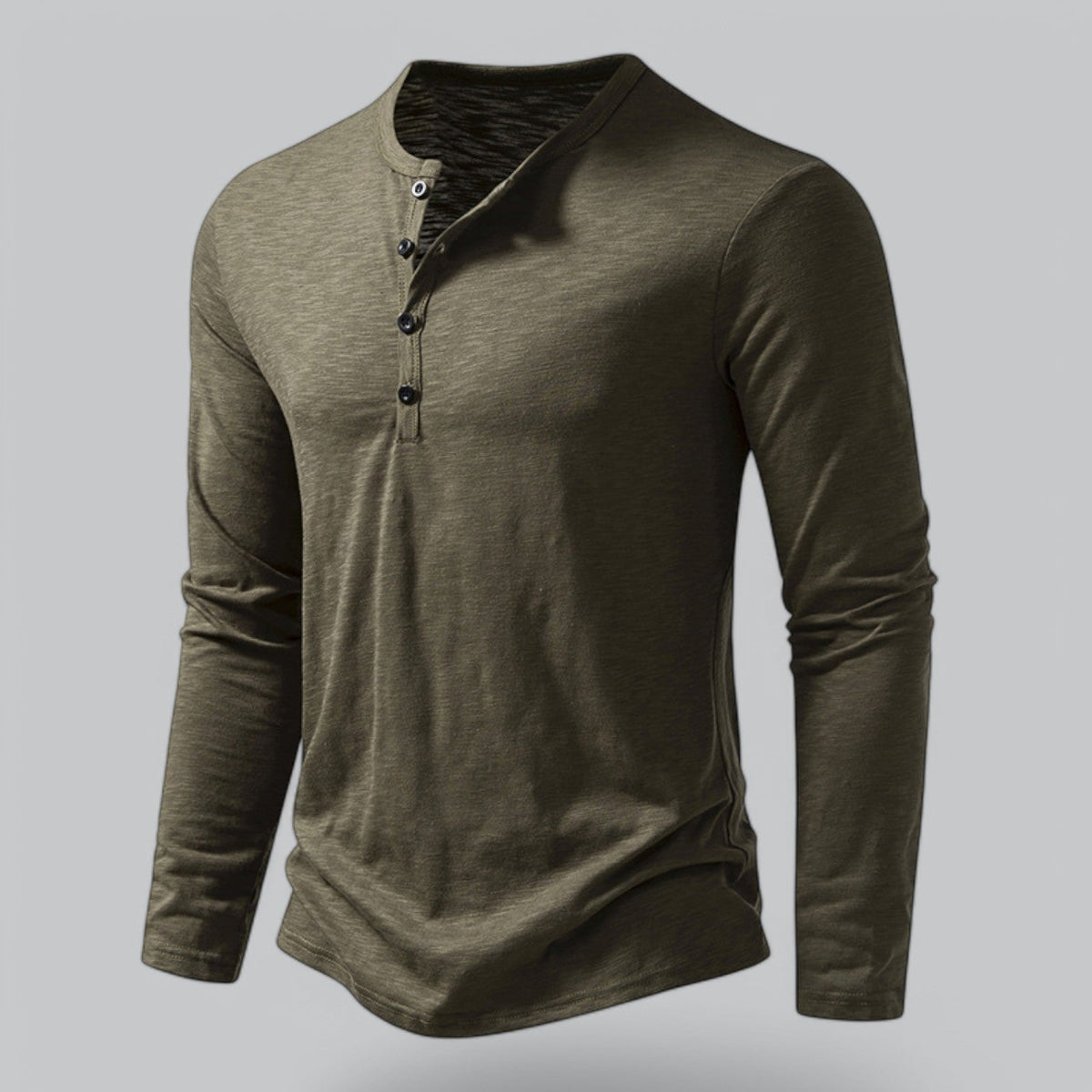 T-shirt henley hommes - image 9