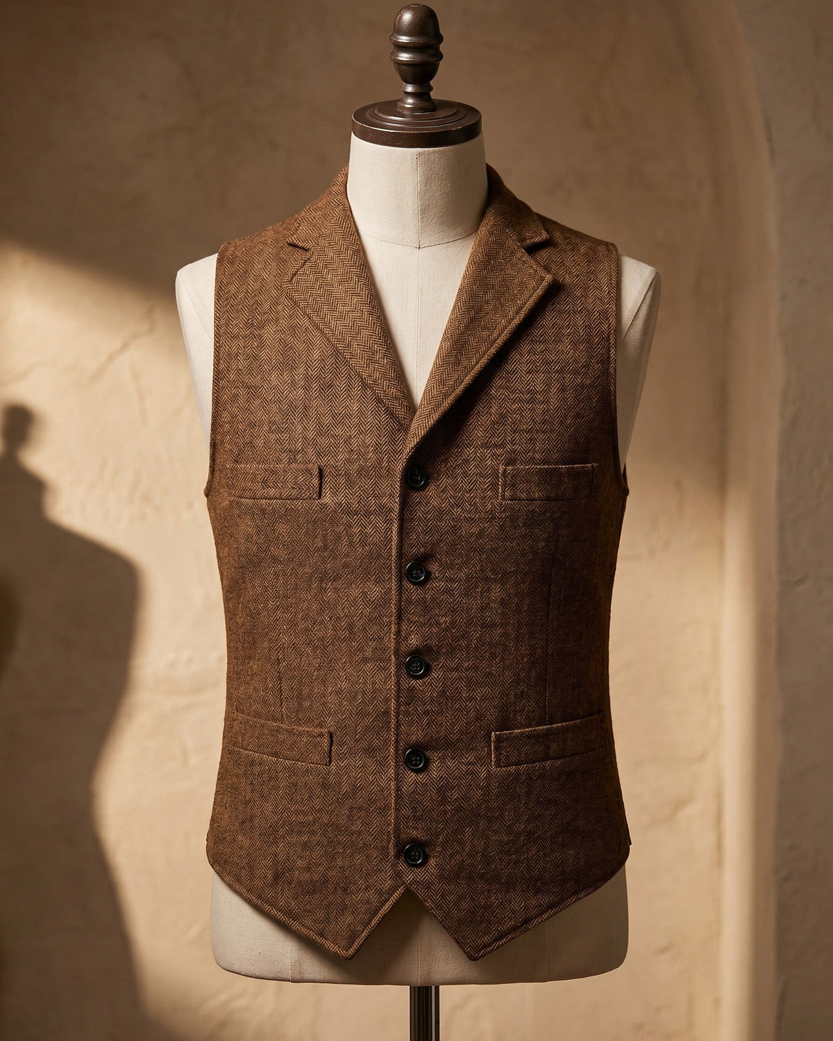Veste à revers avec quatre poches pour hommes - image 7