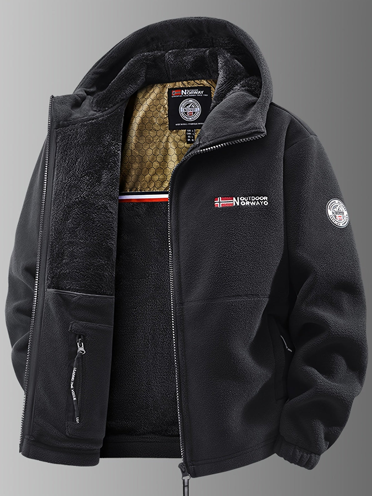 Veste d’hiver pour homme - Noir