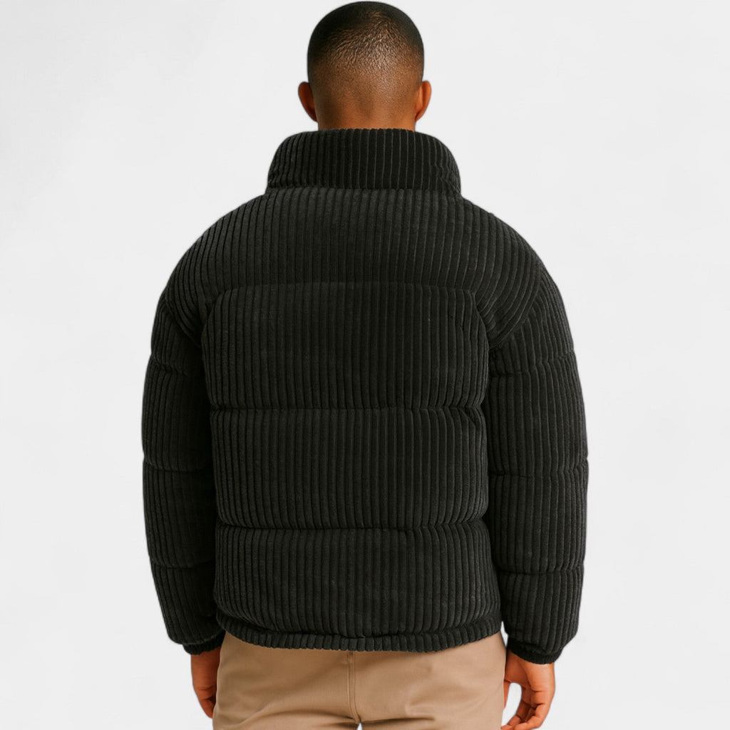 Veste homme velours côtelé matelassée - image 3